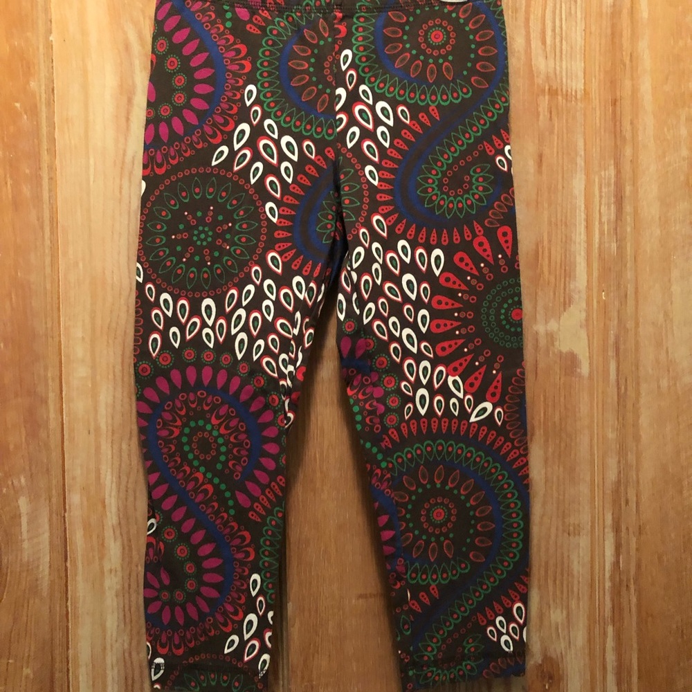 Girls Old Navy Cropped Printed Leggings